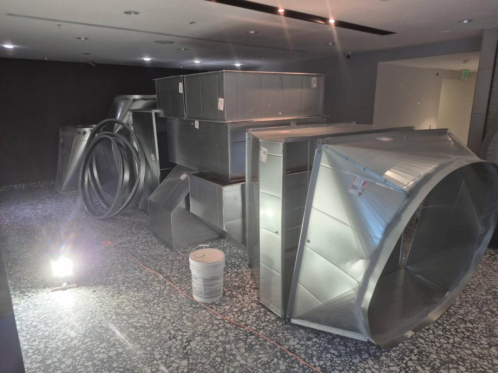 Ductwork from a Bel Air Mechanical job