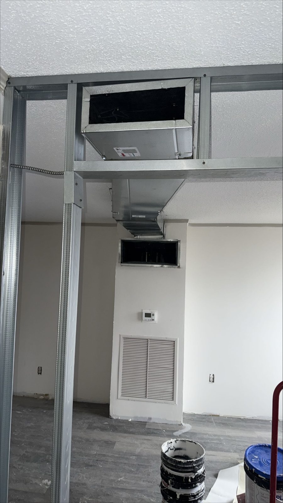 Ductwork from a Bel Air Mechanical job